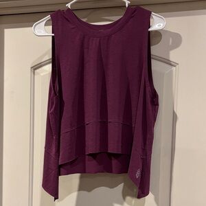 Free People movement tank sz small plum purple worn maybe twice